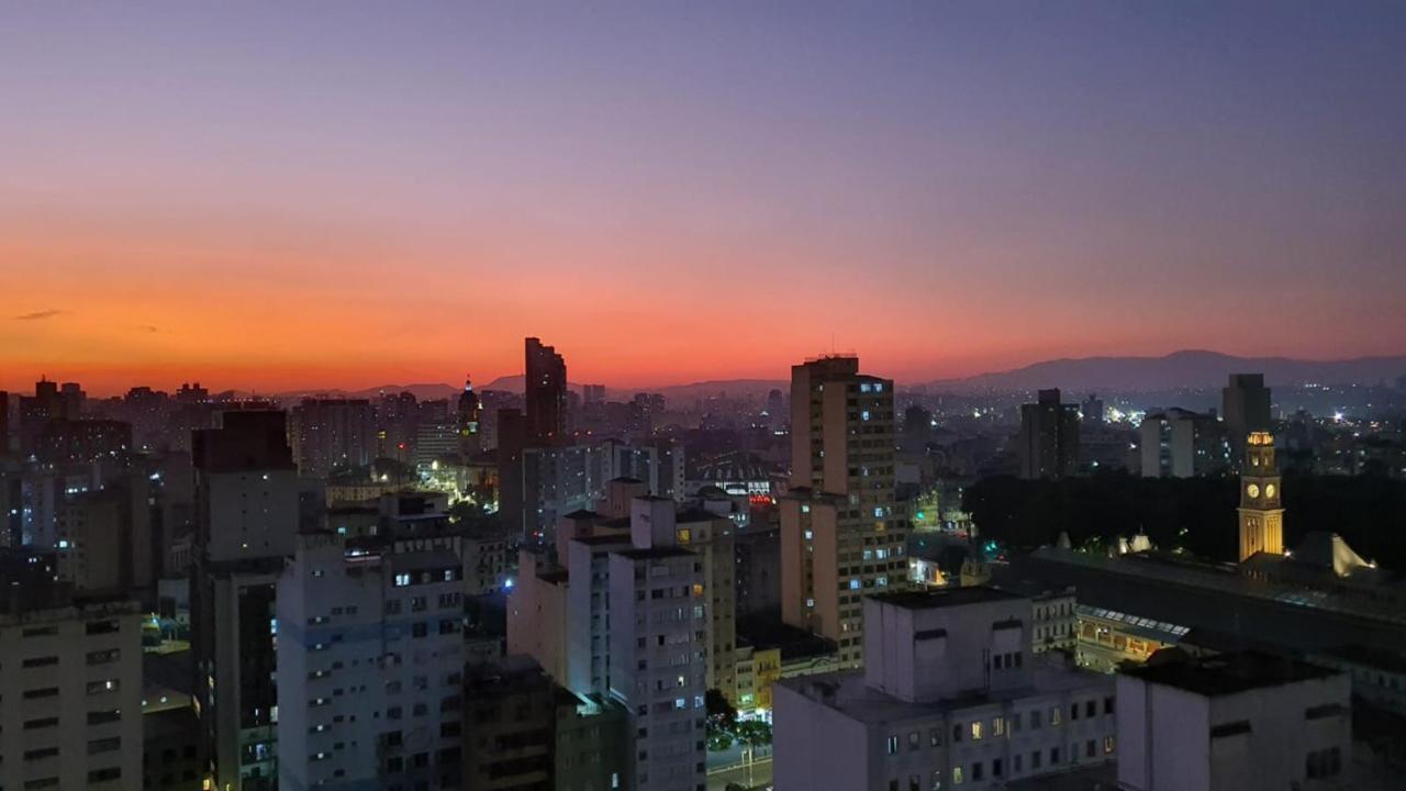 Apartamento Com Wifi Proximo Ao Metro Luz São Paulo Buitenkant foto
